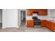 Well-lit kitchen offers wood cabinets and stainless steel oven range at 3811 Turner Heights Dr, Decatur, GA 30032
