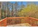 A view from a wooden deck at 344 Springbottom Ct, Lawrenceville, GA 30046