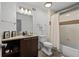 Bright bathroom featuring a sleek vanity, modern fixtures, and a shower with stylish tile accents at 170 Boulevard Se # 104E, Atlanta, GA 30312