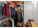 Organized closet with ample shelving and hanging space for clothes and accessories at 170 Boulevard Se # 104E, Atlanta, GA 30312