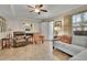 The living room features a comfortable sitting area with natural light and neutral-toned walls at 3222 Pagoda Trce, Lawrenceville, GA 30043