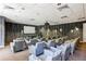 Cozy theater room with comfortable seating and a large projection screen at 711 Cosmopolitan Ne Dr # 523, Atlanta, GA 30324