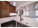 Close up of kitchen island with faucet and counter detail at 585 Sherwood Ne Rd, Atlanta, GA 30324