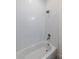 Close-up of shower with white subway tile surround at 585 Sherwood Ne Rd, Atlanta, GA 30324