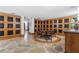 Elegant wine cellar with custom wooden storage, stone flooring, and a tasting table for connoisseurs at 700 Park Regency Ne Pl # 803, Atlanta, GA 30326