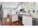 Bright kitchen with granite countertops, stainless steel appliances and view of the breakfast nook at 2411 Mitchell Ne Rd, Marietta, GA 30062