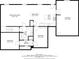 Detailed floor plan showcasing the layout of the basement at 2611 Winterthur Main Nw, Kennesaw, GA 30144