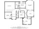 Detailed floor plan showcasing the layout of the second floor at 2611 Winterthur Main Nw, Kennesaw, GA 30144
