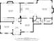 Detailed floor plan showcasing the layout of the first floor at 2611 Winterthur Main Nw, Kennesaw, GA 30144
