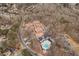Aerial view of tennis courts, pool and clubhouse near the neighborhood at 2611 Winterthur Main Nw, Kennesaw, GA 30144