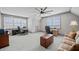Spacious office with dual workstations, plush carpet, and ample natural light at 4921 Slaton Dr, Acworth, GA 30101