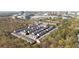 Aerial view of a residential community with a central location near the skyline at 3540 Chattahoochee Summit Se Ln # 28, Atlanta, GA 30339