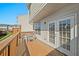 Exterior view of wooden deck offering outdoor seating and dining at 3540 Chattahoochee Summit Se Ln # 28, Atlanta, GA 30339