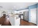 Spacious kitchen featuring stainless steel appliances, hardwood floors, and ample cabinet space at 3540 Chattahoochee Summit Se Ln # 28, Atlanta, GA 30339