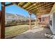 Exterior view of patio with backyard overlooking neighborhood at 3540 Chattahoochee Summit Se Ln # 28, Atlanta, GA 30339