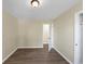 Neutral bedroom boasts updated flooring, and bright, airy feel at 9258 Westview Sw Dr, Covington, GA 30014