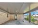 Spacious carport with brick columns and concrete floor, offering covered parking at 9258 Westview Sw Dr, Covington, GA 30014