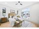 Cozy bedroom with neutral tones, natural light, and hardwood floors at 1171 State St # B, Atlanta, GA 30318