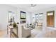 Inviting living room with stylish furniture, a cozy fireplace, and an abundance of natural light at 1171 State St # B, Atlanta, GA 30318