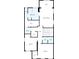 Second floor layout including Primary bedroom, baths, laundry room, and bedrooms at 656 Avondale Park Cir, Decatur, GA 30032