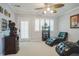 Relaxing sitting room with chaise lounges, a ceiling fan, and an oriental inspired decor at 2914 Lenox Ne Rd # 12, Atlanta, GA 30324