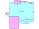 Layout of a floor plan showcasing a property's dimensions and layout at 12640 Hearthstone Way, Alpharetta, GA 30009