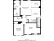 Second floorplan with primary bedroom, walk-in closet, 2 bathrooms, laundry and 2 bedrooms at 169 Parkview Place Dr, Mcdonough, GA 30253