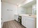Bathroom featuring double sinks, vanity and lots of counter space at 1042 Edwin Ln, Sugar Hill, GA 30518
