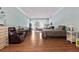 Spacious living room with hardwood floors and comfortable seating, perfect for relaxing or entertaining guests at 440 Dix Lee On Dr., Fayetteville, GA 30215