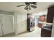 Spacious kitchen with modern appliances, a pantry and view to breakfast area at 1822 Hayden Mill Ct, Lawrenceville, GA 30043