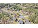 Beautiful aerial view of neighborhood showcasing mature trees and landscaping at 2404 Caneridge, Marietta, GA 30064
