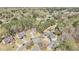Neighborhood aerial view showing the community pool and surrounding greenery at 2404 Caneridge, Marietta, GA 30064
