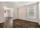 Finished basement with vinyl flooring and a bright window at 2404 Caneridge, Marietta, GA 30064