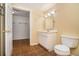 Bathroom featuring a vanity, tile flooring, and a toilet at 2404 Caneridge, Marietta, GA 30064