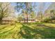 Well-maintained backyard featuring a spacious lawn and mature trees at 3645 Larkspur Ter, Decatur, GA 30032