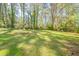 Large, expansive backyard featuring mature trees and lush green grass at 3645 Larkspur Ter, Decatur, GA 30032