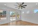 Bright bedroom with sliding glass door, natural light, and an open concept design at 195 Hope Hollow Rd, Loganville, GA 30052