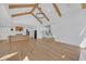 Spacious living area flowing into an open kitchen and staircase at 195 Hope Hollow Rd, Loganville, GA 30052