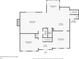 Layout of the home featuring a living room, dining room, kitchen, bathroom and garage at 535 Woodbrook Way, Lawrenceville, GA 30043