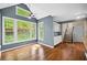Inviting eat-in kitchen with natural light and views of the outdoor scenery at 535 Woodbrook Way, Lawrenceville, GA 30043
