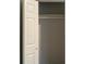 Open closet with rod ready for use at 679 Winchester Ln, Norcross, GA 30071