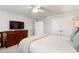 Spacious bedroom with ceiling fan, tv, lots of closet space, and plenty of light at 130 Brayden Park Dr, Canton, GA 30115