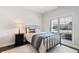 Cozy bedroom with comfortable bed, side table, and a bright window at 130 Brayden Park Dr, Canton, GA 30115