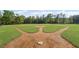 A well-maintained baseball field with a classic diamond layout at 2360 Brookgreen Commons, Kennesaw, GA 30144