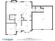 Detailed floor plan of the first floor layout, highlighting the kitchen, living, and garage at 2360 Brookgreen Commons, Kennesaw, GA 30144