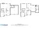 Complete home floor plan, showcasing the first and second floor layouts for potential buyers at 2360 Brookgreen Commons, Kennesaw, GA 30144
