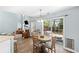 Bright eat-in kitchen offers backyard view, and opens to a living room with a fireplace at 2360 Brookgreen Commons, Kennesaw, GA 30144