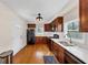 Updated kitchen features stainless steel appliances and sleek countertops at 1991 Mcafee Pl, Decatur, GA 30032