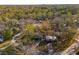 Aerial view of a home in a peaceful neighborhood with mature trees and well-maintained streets at 2382 Whites Mill Ln, Decatur, GA 30032