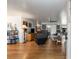 Open-concept living room with hardwood floors, abundant natural light, and stylish decor at 2382 Whites Mill Ln, Decatur, GA 30032